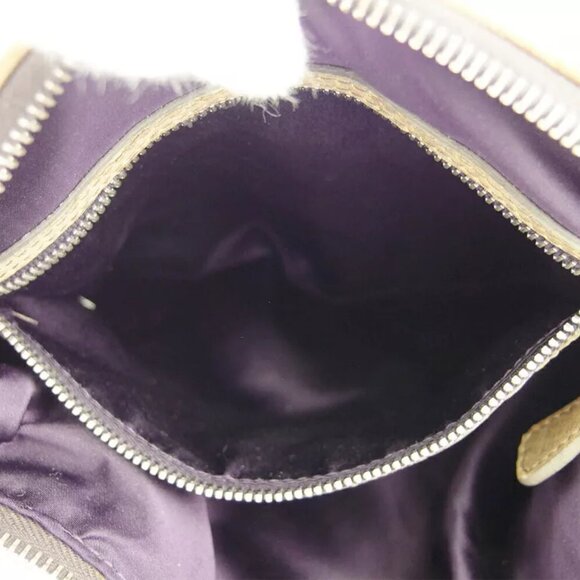 miu miu shoulder bag patchwork stripe leather Authentic T18832 - Picture 8 of 9